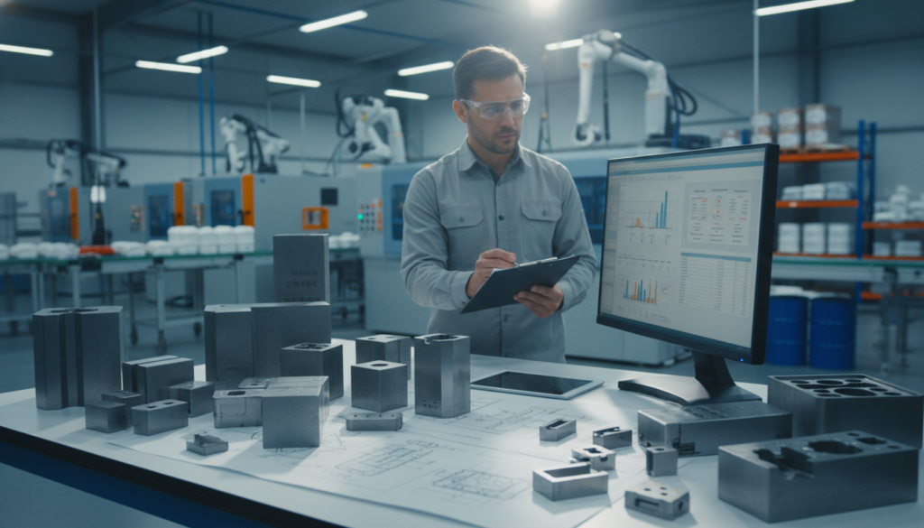 Dobór materiałów na formy wtryskowe do opakowań