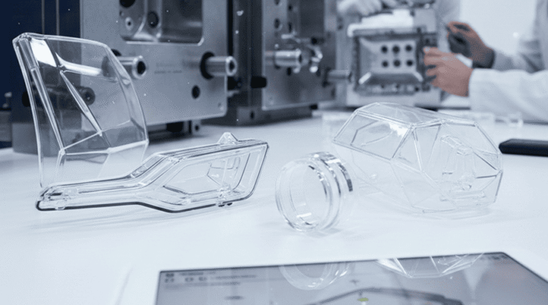 Produkcja elementów transparentnych - wyzwania w projektowaniu form