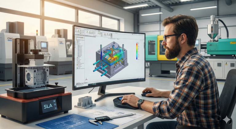 Projektowanie form wtryskowych 3d