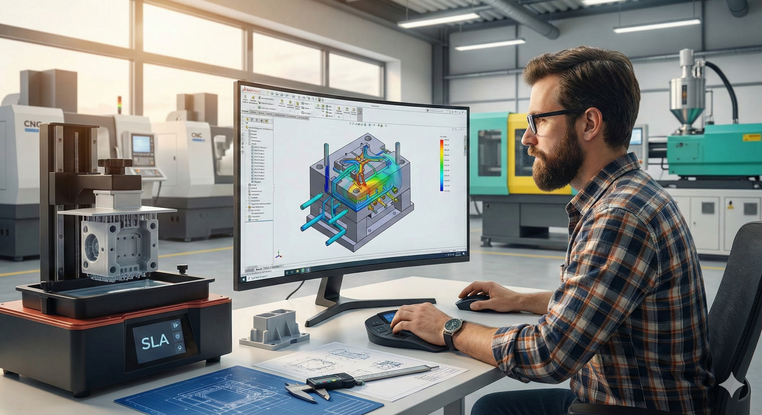 Projektowanie form wtryskowych 3d