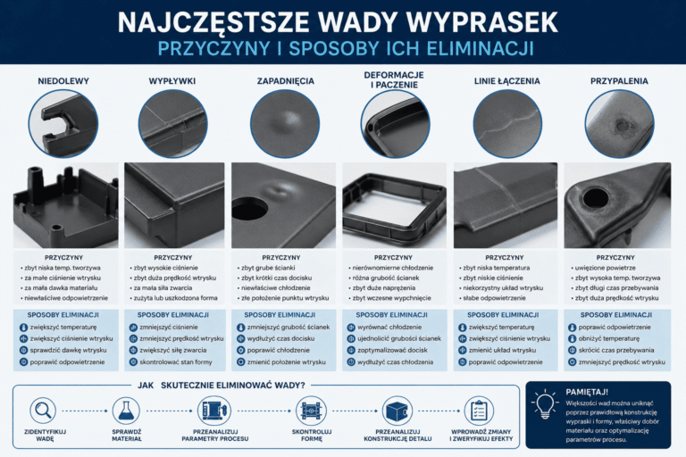 Najczęstsze wady wyprasek – przyczyny i&nbsp;sposoby ich eliminacji