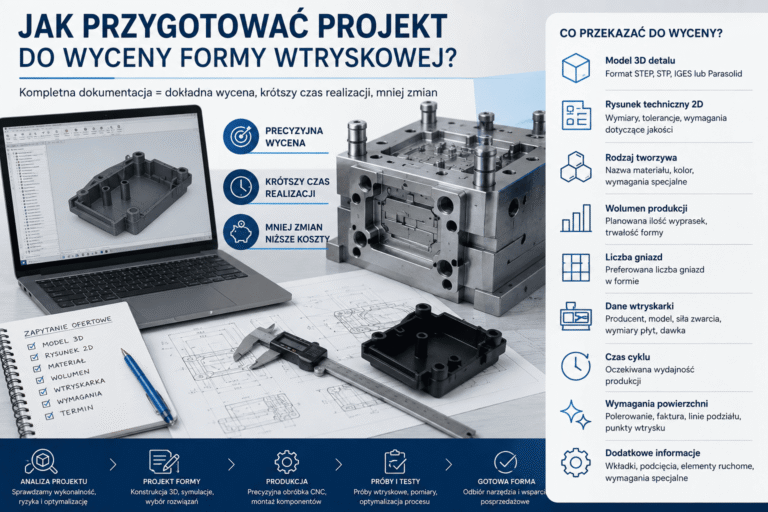 Jak przygotować projekt do&nbsp;wyceny formy wtryskowej?